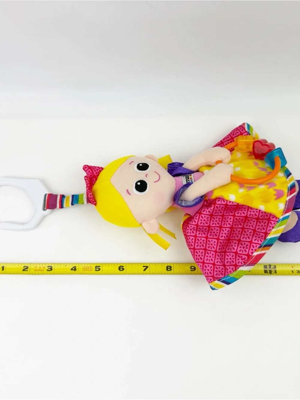 Tomy Lamaze Princess Sophie Clip & Go Soft Baby Plush Doll Baby Toy EUC